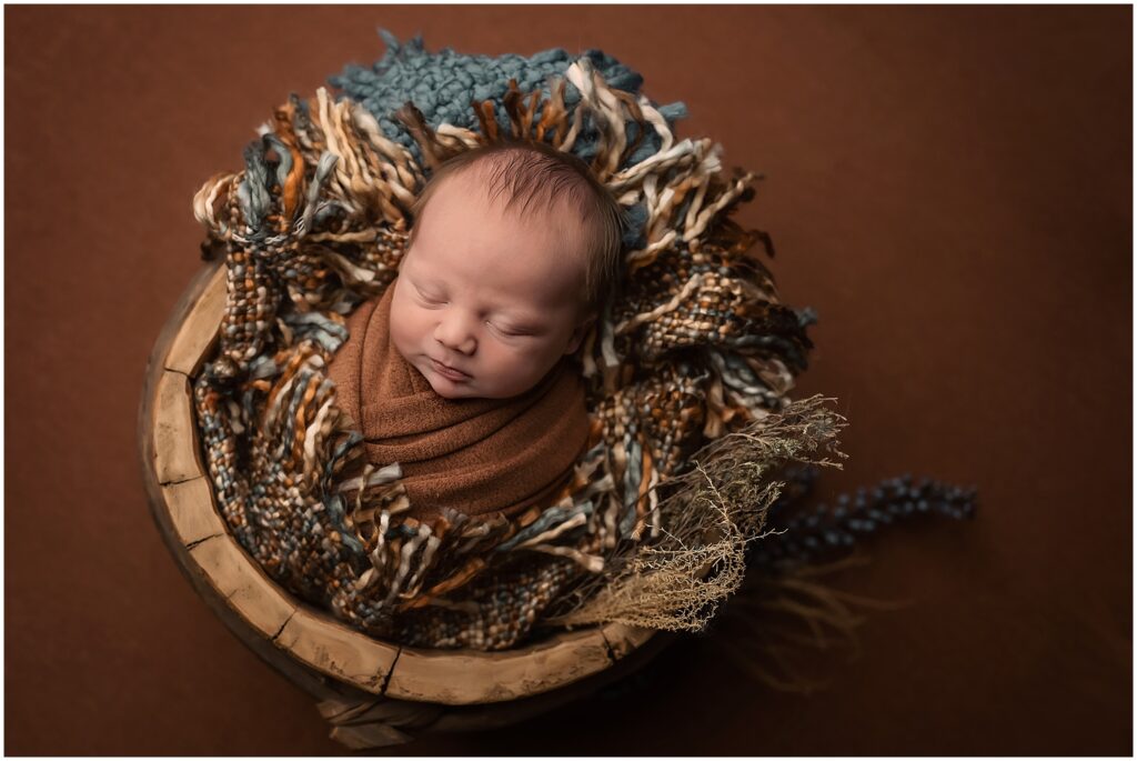 newborn posing