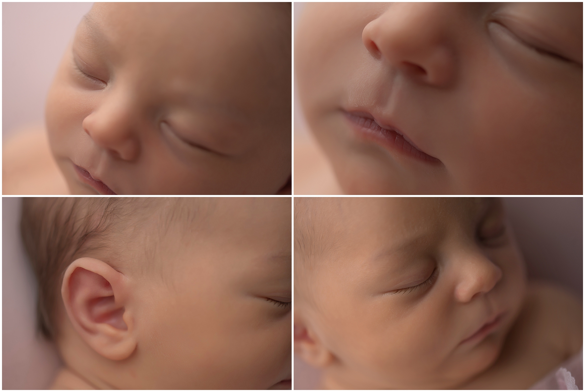 detailed images of newborn baby taken during photography session in london ontario