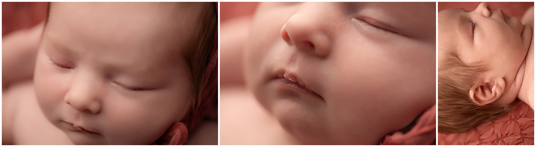 detailed images of baby girl taken during newborn session in london ontario