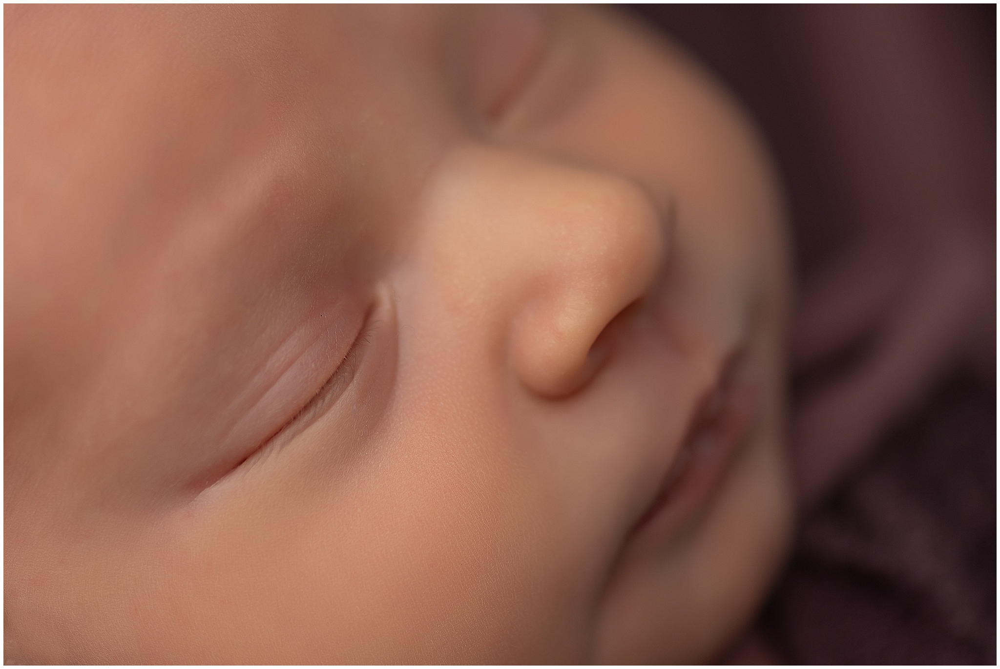 close up image of baby taken during london ontario newborn session