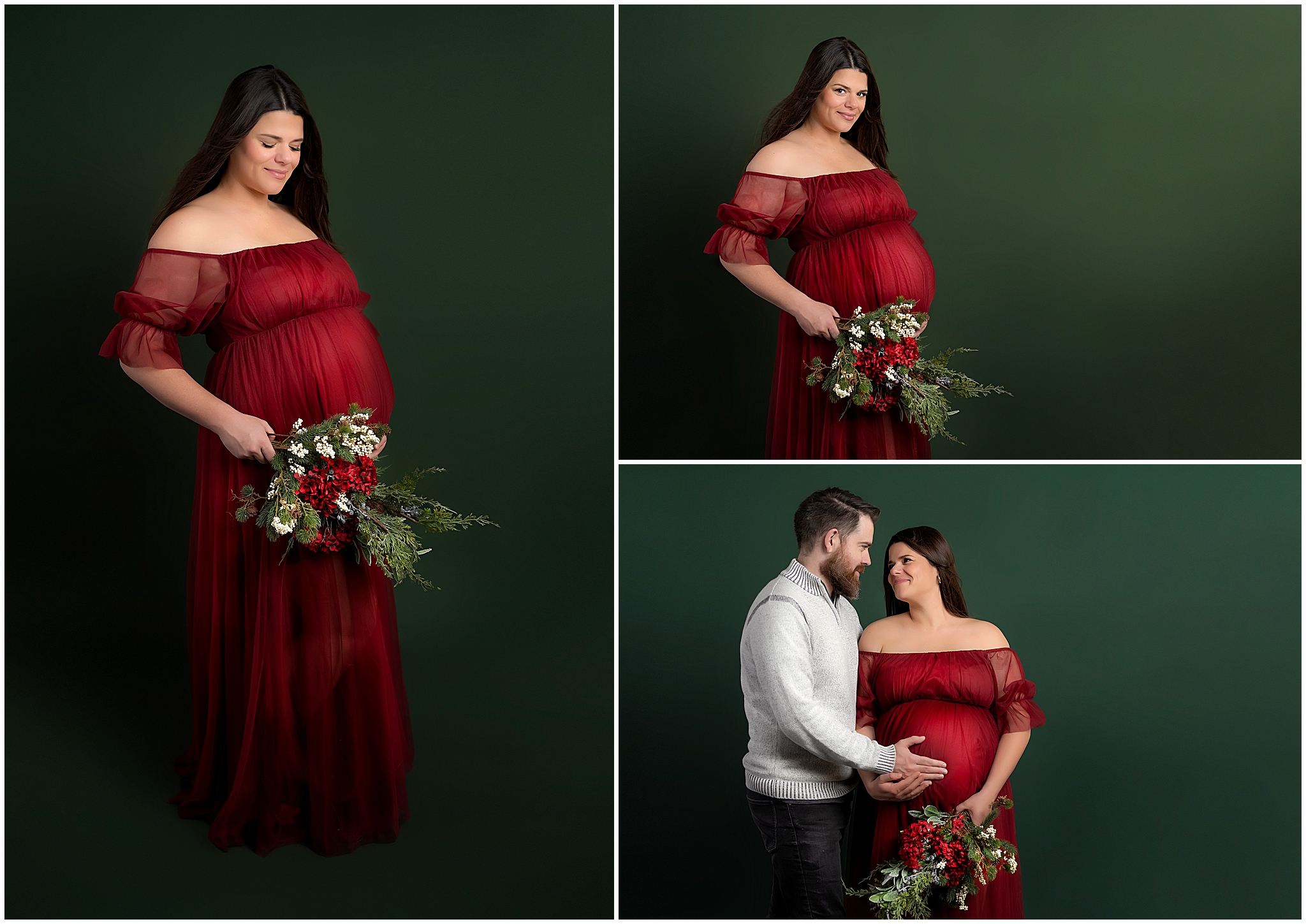 maternity session at professional studio in london ontario
