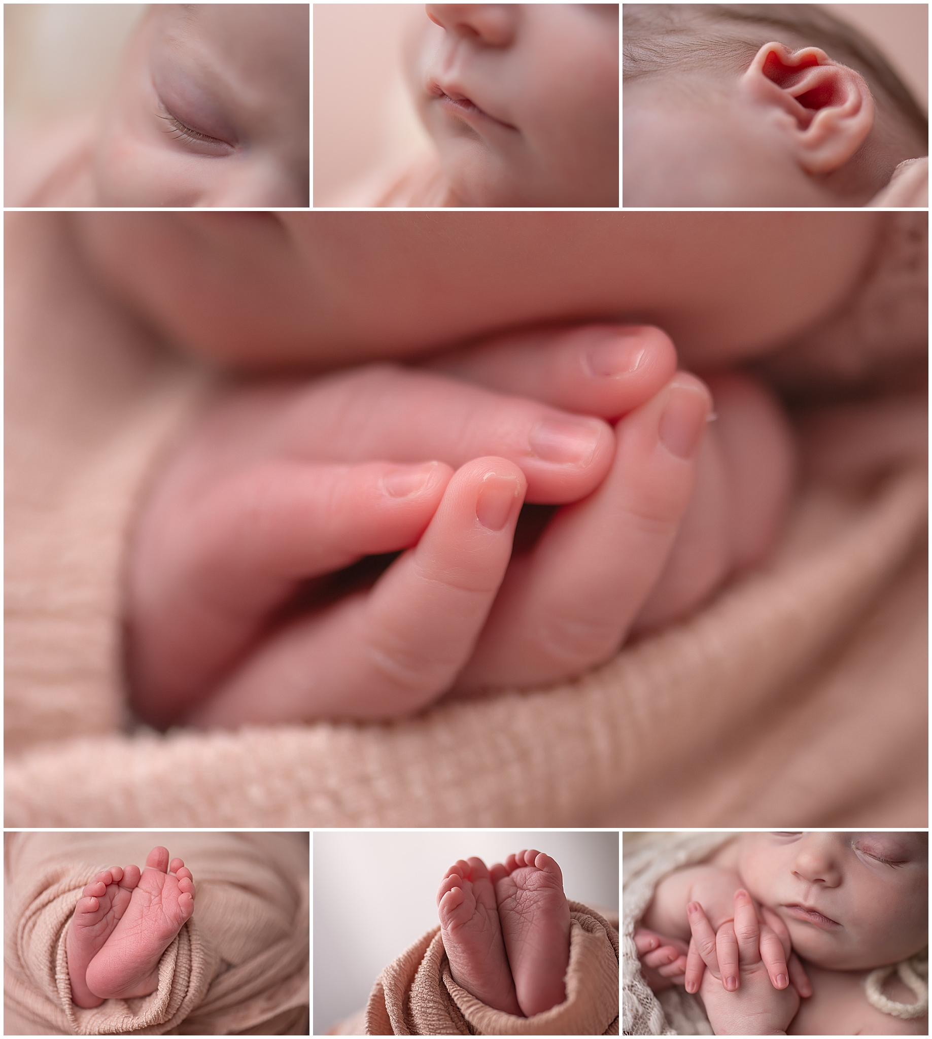 detail shots by photographer during newborn session in London ontario